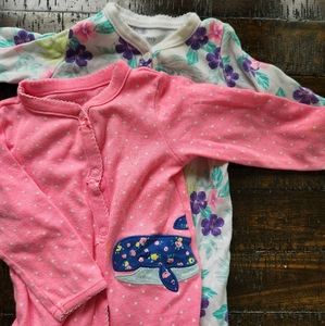 2pk Carters Pajamas 9 months